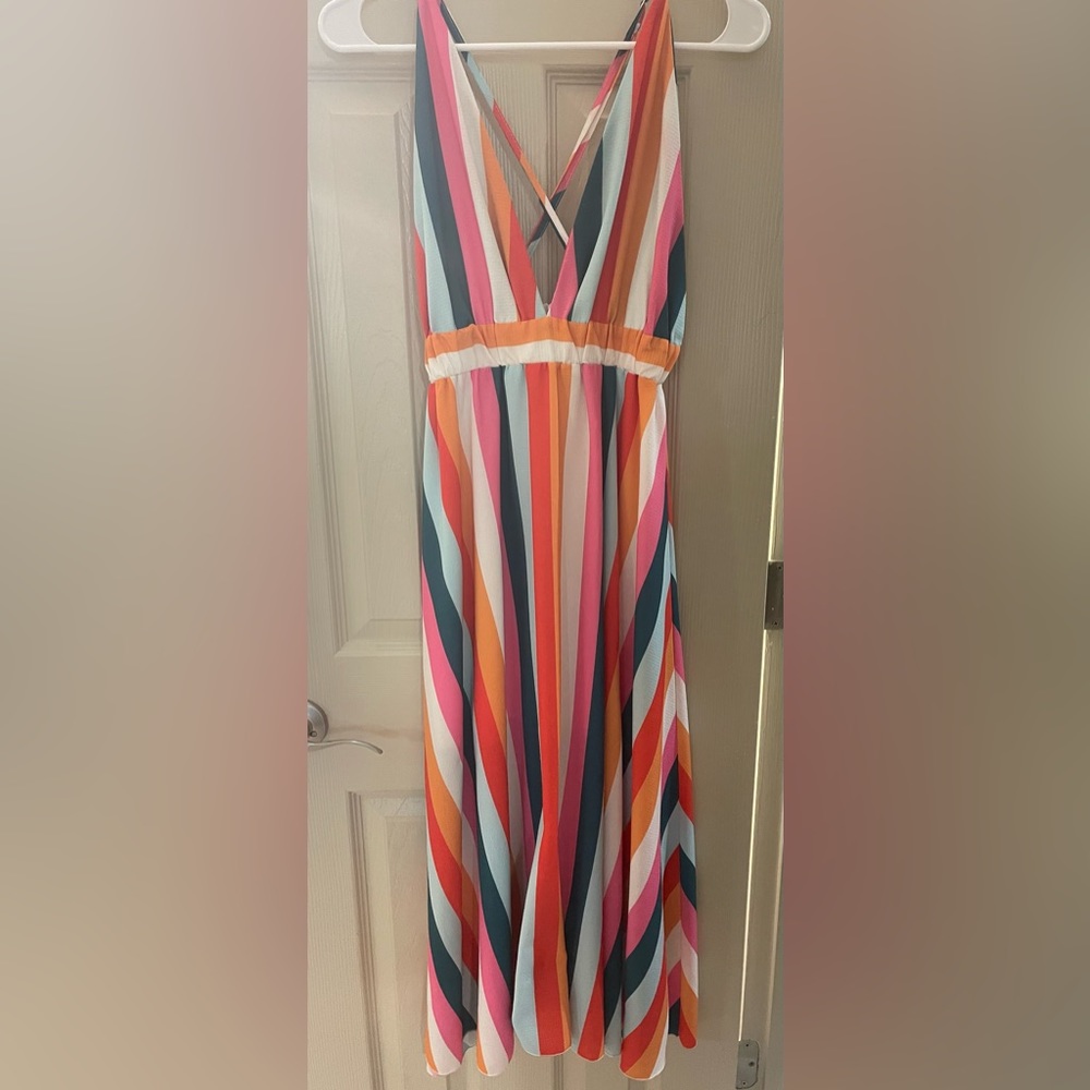 Maxi striped shein dress